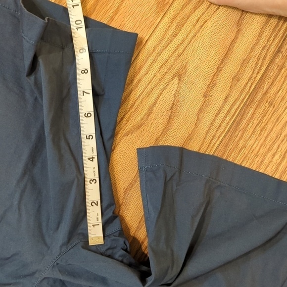 Blue Lightweight Micro-Twill Slim Fit Short, 10" inseam, Original Penguin 34 - Picture 2 of 4